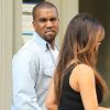 Kim Kardashian et Kanye West quittent la boutique Christian Dior à Manhattan. New York, le 31 août 2012.
