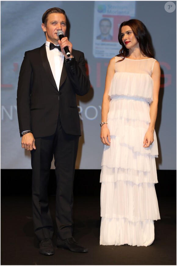 Jeremy Renner et Rachel Weisz lors de l'avant-première de Jason Bourne : L'héritage, le 1er septembre 2012 au festival de Deauville.