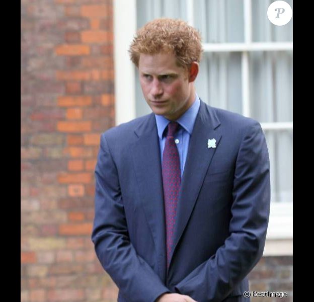 Le prince Harry d'Angleterre, à Londres, le 2 août 2012.