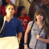 Prince, Blanket et Paris Jackson arrivent à l'aéroport LAX de Los Angeles, le dimanche 2 septembre 2012, atterrisant d'un vol en provenance de l'Indiana où ils ont rendu hommage à leur père défunt.