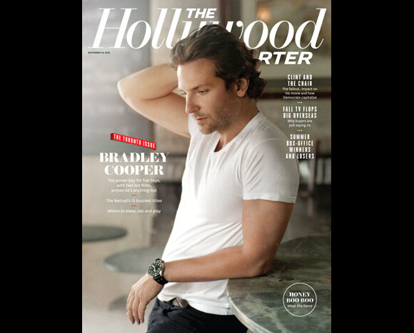 Bradley Cooper, en couverture de The Hollywood Reporter du 7 septembre 2012