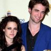 Kristen Stewart et Robert Pattinson aux MTV Movie Awards en 2009.