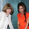 Victoria Beckham et Anna Wintour fêtent à la Fashion Night's Out, chez Bergdorf Goodman, à New York, le 6 septembre 2012.