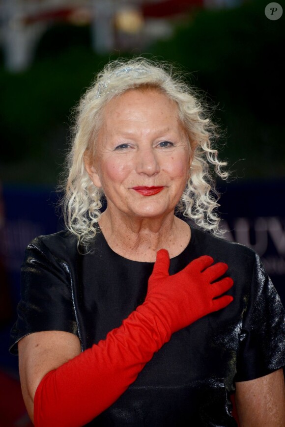 Agnès b. lors du Festival de Deauville en septembre 2012