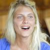 Mélanie Laurent avait pris quelques couleurs lors de la conférence de presse du documentaire The End of the Line - L'océan en voie d'épuisement à Saint-Jean-de-Luz, le 6 septembre 2012.