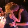 Julien et Fanny, complices, lors de la grande finale de Secret Story 6, vendredi 7 septembre 2012 sur TF1