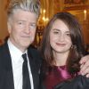 David Lynch et sa femme Emily Stofle en octobre 2007 à Paris.