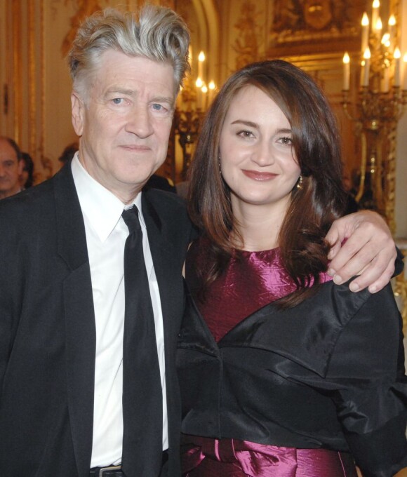 David Lynch et sa femme Emily Stofle en octobre 2007 à Paris.