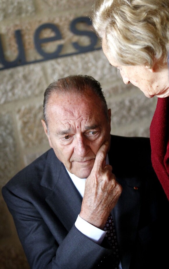 Jacques Chirac et Bernadette Chirac à Sarran, le 11 juin 2011.