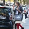 Irina Shayk fait du shopping à Paris le 10 septembre 2012