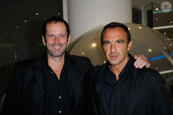 Christian Vadim et Nikos Aliagas aux Vendanges de l'Avenue Montaigne le 11 septembre 2012 à Paris