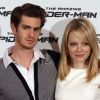 Emma Stone et Andrew Garfield à Rome pour la promotion de The Amazing Spider-Man, le 23 juin 2012.