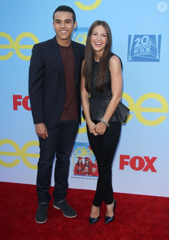 Les petis nouveaux Jacob Artiste et Melissa Benoist à l'avant-première de la saison 4 de Glee, à Los Angeles, le 12 septembre 2012.
