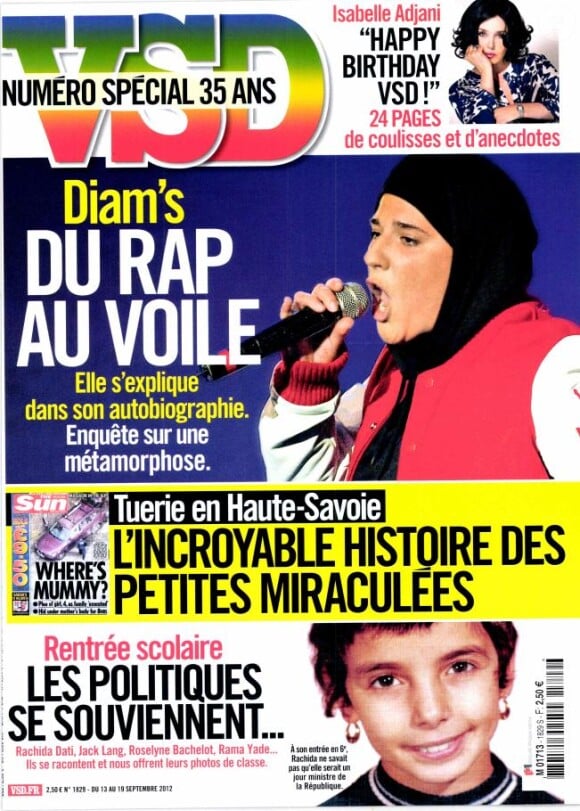 Le magazine VSD du 13 septembre 2012