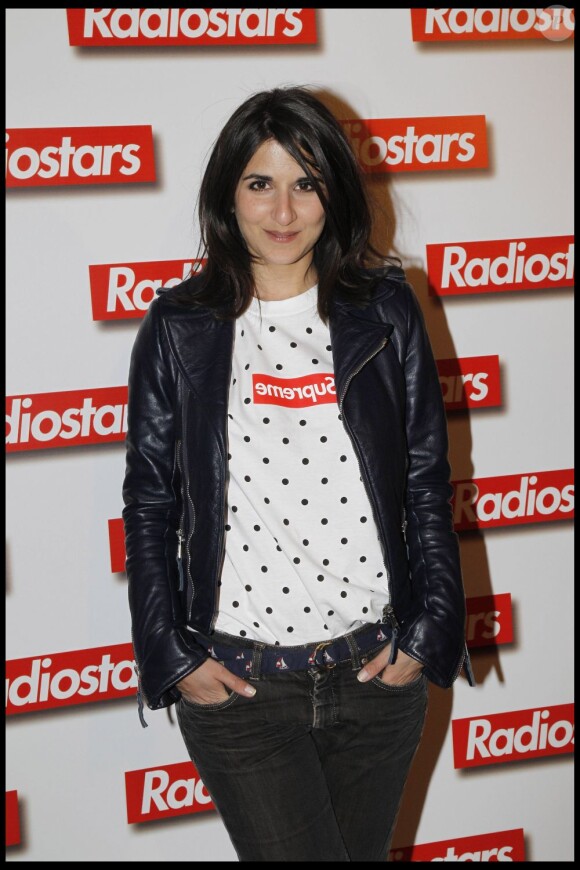 Géraldine Nakache à l'avant-première du film Radiostars à Paris. Le 2 avril 2012.