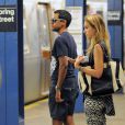 Jessica Alba prend le métro à Soho, une femme comme tout le monde ? New York, le 14 septembre 2012.