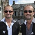  Les jumeaux Rémi et Joseph au mariage de Thierry et Annie à Gavray, le samedi 15 septembre 2012. 