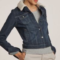 Must have : le blouson en jean au col moutonné