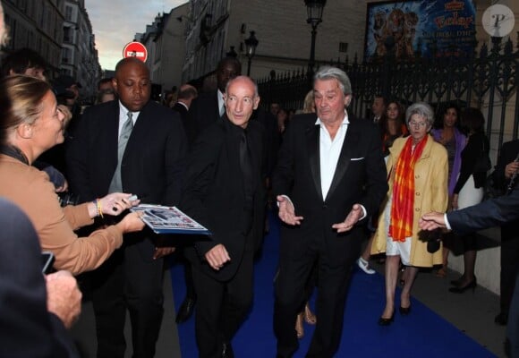 Alain Delon lors du gala de l'IFRAD au Cirque d'hiver à Paris le 18 septembre 2012