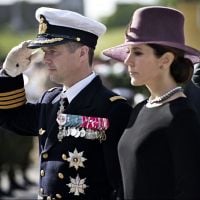 Princesse Mary : Solennelle au bras du prince Frederik pour le jour du drapeau