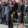 Le prince Frederik et la princesse Mary de Danemark honoraient le 5 septembre 2012 le Jour du drapeau danois, le Dannebrog, avec dépôt de gerbe, cérémonie commémorative et parade militaire.