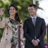 La princesse Mary et le prince Frederik de Danemark étaient le 8 septembre 2012 en visite à Hinnerup et Hadsten pour les 150 ans de ces deux communes du centre du pays.