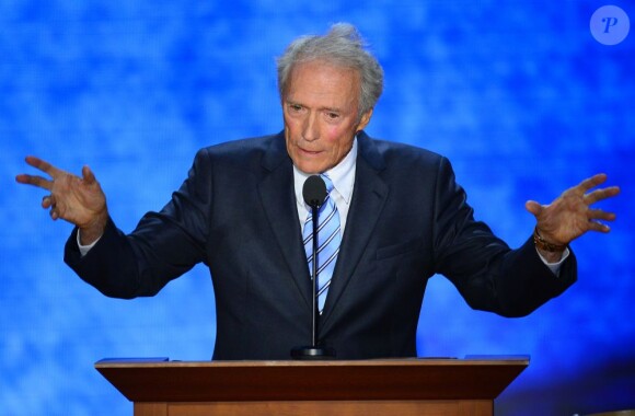 L'acteur Clint Eastwood à la convention républicaine de Tampa, le 30 août 2012. 
