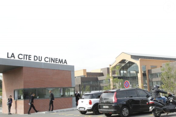 La conférence de presse pour l'inauguration de la Cité du cinéma à Saint-Denis dans le 93 le 21 septembre 2012
