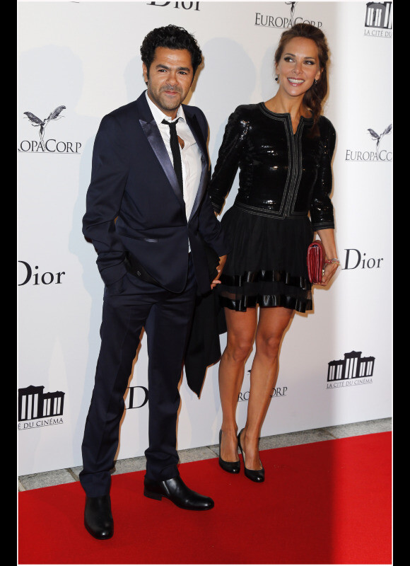Jamel Debbouze et Melissa Theuriau lors de la soirée d'inauguration de la Cité du Cinéma à Saint-Denis le 21 septembre 2012