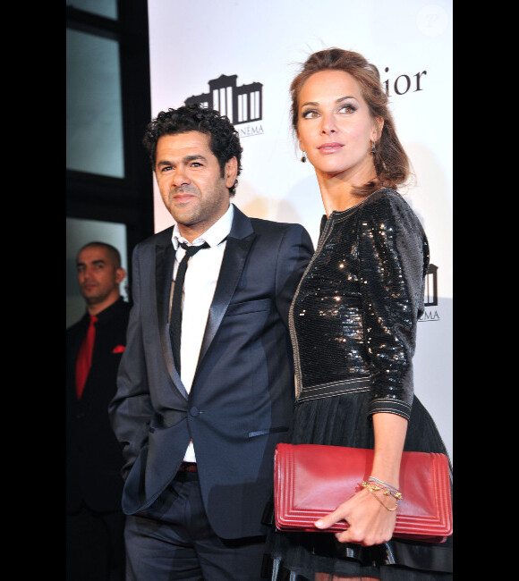 Jamel Debbouze et Melissa Theuriau lors de la soirée d'inauguration de la Cité du Cinéma à Saint-Denis le 21 septembre 2012