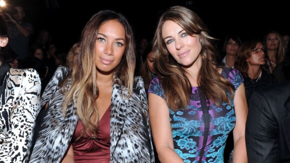 Liz Hurley et Leona Lewis, ravissantes pour boucler la Fashion Week de Milan