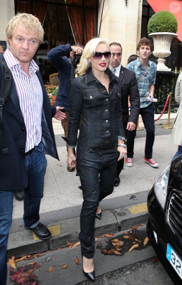 Gwen Stefani à Paris, le 24 septembre 2012.