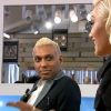 Gwen Stefani et Tony Kanal sur le plateau de C à Vous sur France 5, le 24 septembre 2012.