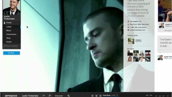 Justin Timberlake, sauveur de Myspace ?