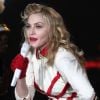 Madonna en concert à New York, le 6 septembre 2012.