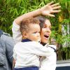 Alicia Keys et son fils Egypt quittent les studios ITV à Londres, le 26 septembre 2012