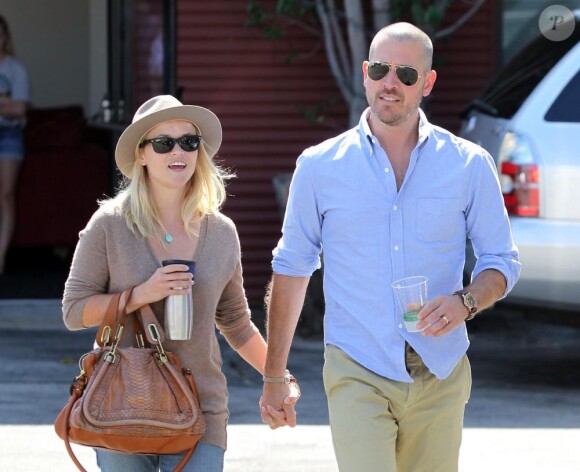 Reese Witherspoon et son amoureux Jim Toth en 2011