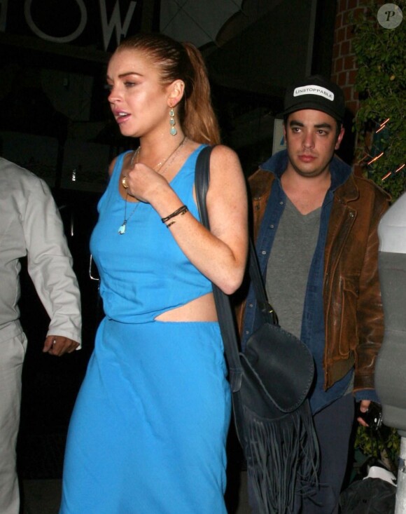 Linday Lohan à Beverly Hills, le 23 juillet 2012.