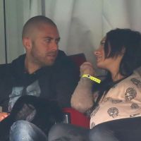 Emilie Nef Naf très enceinte et amoureuse avec Jérémy Ménez devant PSG-FCSM