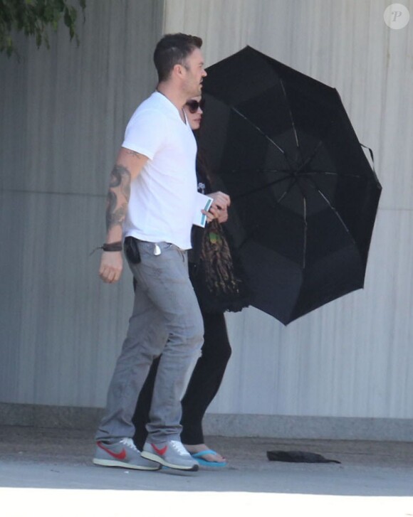 Megan Fox et Brian Austin Green, à Los Angeles, le 23 septembre 2012.