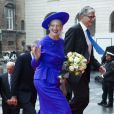 La reine Margrethe II arrive au Parlement. La famille royale de Danemark s'est rassemblée mardi 2 octobre 2012 à Christiansborg pour la réouverture officielle du Parlement, lancement de l'année politique. La reine Margrethe II était entourée du prince Henrik, du prince Frederik avec la princesse Mary, du prince Joachim avec la princesse Marie, et de la princesse Benedikte.