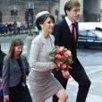 La princesse Marie arrive au Parlement. La famille royale de Danemark s'est rassemblée mardi 2 octobre 2012 à Christiansborg pour la réouverture officielle du Parlement, lancement de l'année politique. La reine Margrethe II était entourée du prince Henrik, du prince Frederik avec la princesse Mary, du prince Joachim avec la princesse Marie, et de la princesse Benedikte.