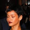La chanteuse Rihanna sortant d'un hôtel à Manhattan, à 10 minutes d'intervalle de Chris Brown, le 3 octobre 2012.