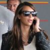 Exclusif - Kim Kardashian arrive à l'aéroport de Mexico, le 4 octobre 2012.