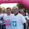 Raymond Domenech lors de la 10e édition de de la course Odyssea au profit de de la lutte contre le cancer du sein au château de Vincennes le 7 Octobre 2012