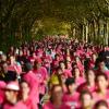 La 10e édition de de la course Odyssea au profit de de la lutte contre le cancer du sein au château de Vincennes le 7 Octobre 2012