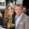 Guy Rtichie et sa fiancée Jacqui Ainsley lors de l'avant-première de The Dark Knight Rises à Londres - juillet 2012