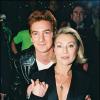 Sheila et son fils Ludovic Chancel, à Paris, le 12 janvier 1998.