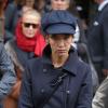 Sophie Marceau lors des funérailles du réalisateur Claude Pinoteau à Paris le 11 octobre 2012