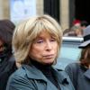 Danièle Thompson lors des funérailles du réalisateur Claude Pinoteau à Paris le 11 octobre 2012